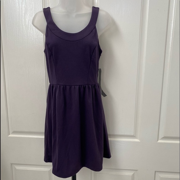 🔴Big Flirt Purple Mini Dress S - Picture 1 of 3